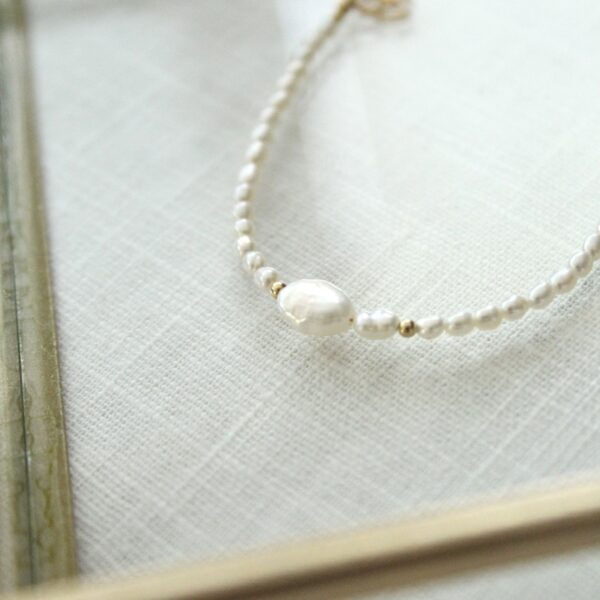 Náramek Due pearl pop (gold filled)
