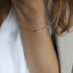 Náramek Achát Polo (gold filled) - Image 2