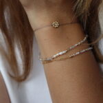 Náramek Achát Polo (gold filled) - Image 3